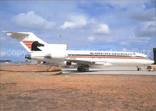 Flugzeuge Zivil Bloodstock Air Services Boeing B 727 25 N8119N c n 18270 79 Kat. Flug