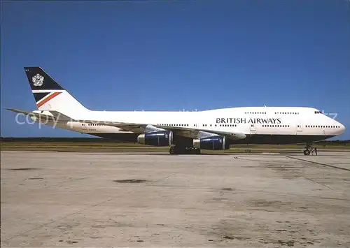 Flugzeuge Zivil British Airways Boeing B 747 436 G BNLK c n 24053 790 Kat. Flug