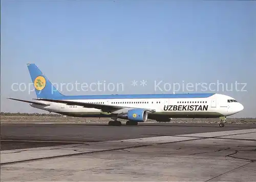 Flugzeuge Zivil Uzbekistan Airways B767 33P VR BUA  Kat. Flug