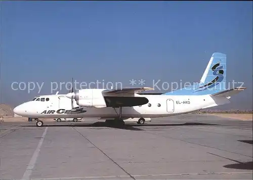 Flugzeuge Zivil Air Cess AN24RV AL AKO c n 57310206 Kat. Flug