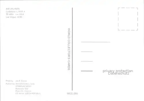 Flugzeuge Zivil Air Atlanta Lockheed L 1011 1 TF ABH c n 1054 Kat. Flug
