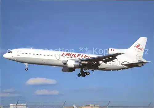 Flugzeuge Zivil Faucett Peru Lockheed L 1011 1 OB 1659 c n 1004 Kat. Flug