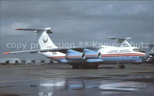 Flugzeuge Zivil Tashkent Aircraft Production Company IL 76TD UK 76375 c n  Kat. Flug