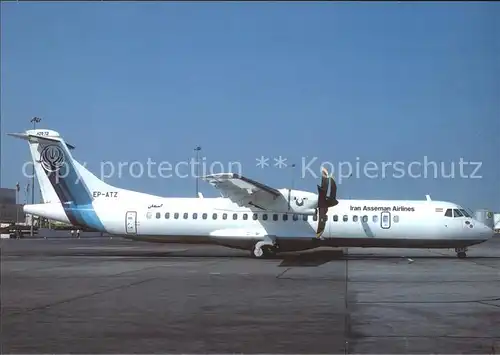 Flugzeuge Zivil Iran Asseman Airlines ATR 72 212 EP ATZ c n 398 Kat. Flug