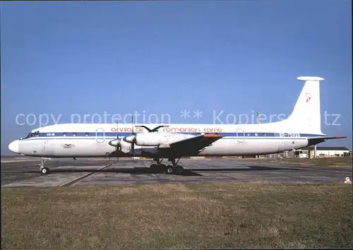 Flugzeuge Zivil Acvila Air IL 18D ER 75929 c n  Kat. Flug