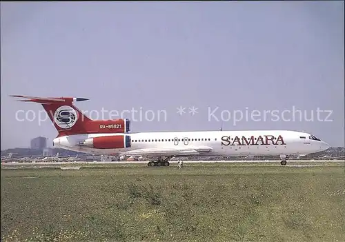 Flugzeuge Zivil Samara Airlines Tupolev 154M RA 85821 c n 805  Kat. Flug