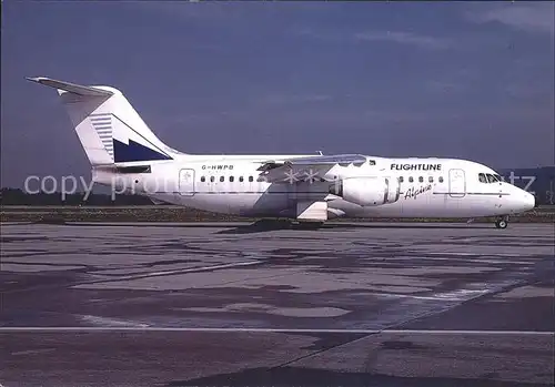 Flugzeuge Zivil Alpine Flightline British Aerospace BAe 146 200 G HWPB c n 2018 Kat. Flug