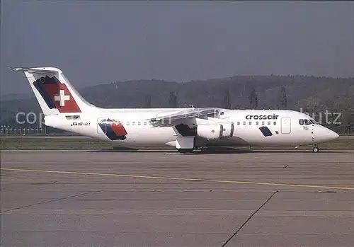 Flugzeuge Zivil Crossair BAe 146 300A HB IXY c n E3163 Kat. Flug