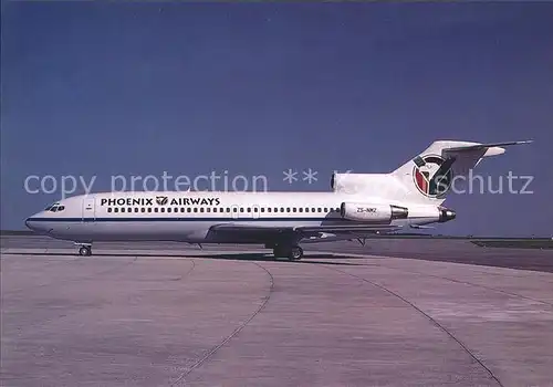 Flugzeuge Zivil Phoenix Airways Boeing 727 23 ZS MMZ c n 19129 197 Kat. Flug