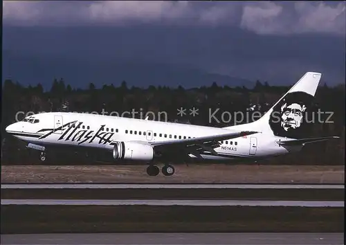 Flugzeuge Zivil Alaska Airlines Boeing 737 790 N614AS c n 30343 439 Kat. Flug