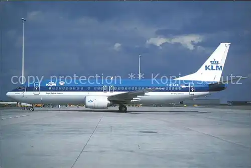 Flugzeuge Zivil KLM Boeing 737 42C PH BPE  Kat. Flug