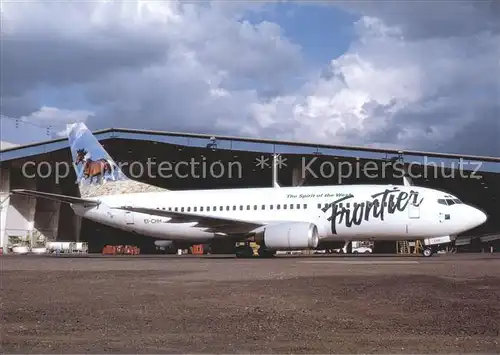 Flugzeuge Zivil Frontier Airlines Mustang tail Boeing 737 300 EI CHH  Kat. Flug