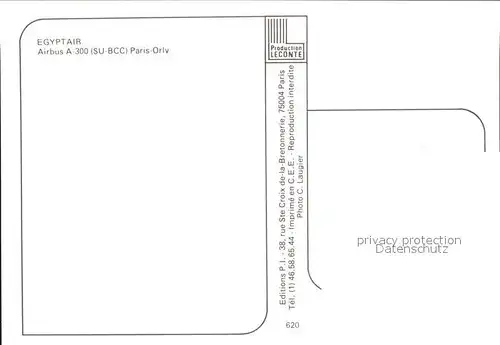 Flugzeuge Zivil Egyptair A300 SU BCC  Kat. Flug