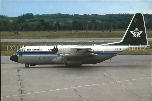 Flugzeuge Zivil Saudia Lockheed L100 30 Herkules HZ 116 Kat. Flug