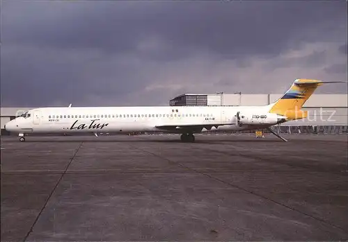 Flugzeuge Zivil LaTur McDonnell Douglas MD83 XA TUR c n 49642 1421  Kat. Flug