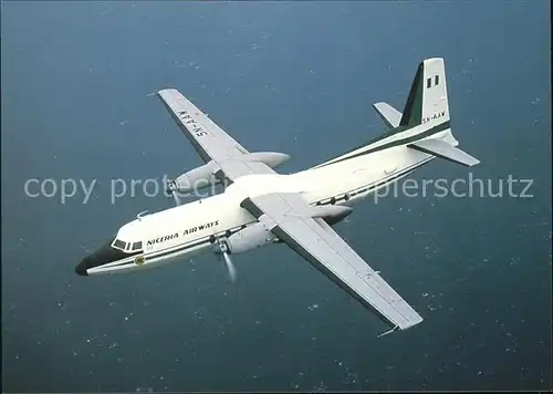 Flugzeuge Zivil Nigeria Airways Fokker F27 Mk200 5N AAW Kat. Flug