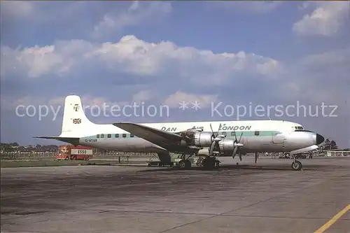 Flugzeuge Zivil Dan Air London Douglas DC 7BF G ATAB c n 45361  Kat. Flug