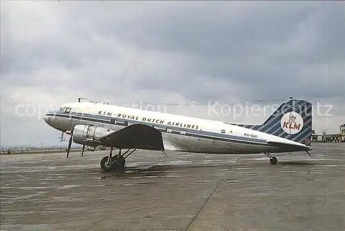 Flugzeuge Zivil KLM Royal Dutch Airlines Douglas DC 3 PH DAI C n 12720 Kat. Flug