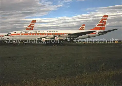 Flugzeuge Zivil Sterlin Philippines Douglas DC 8 43 RP C348 Kat. Flug