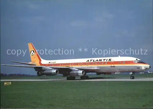 Flugzeuge Zivil Atlantis Douglas DC 8 33 D ADIM  Kat. Flug