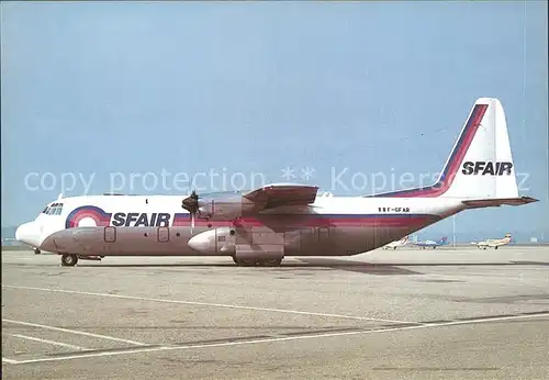 Flugzeuge Zivil SFAIR Lockheed L100 30 Hercules F GFAR cn 35C 4698 Kat. Flug