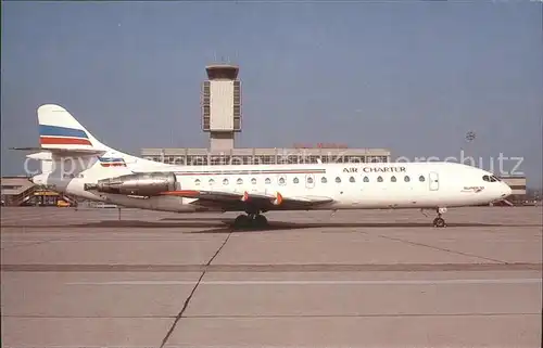 Flugzeuge Zivil Air Charter Aerospatiale Caravelle 108 3 F BJEN c n 185  Kat. Flug