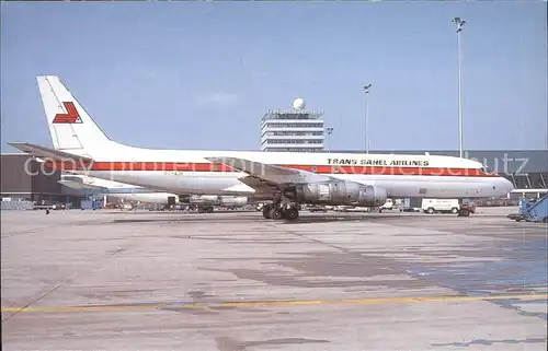 Flugzeuge Zivil Trans Sahel Airlines McD Douglas DC 8 54F EL AJK c n 46012  Kat. Flug