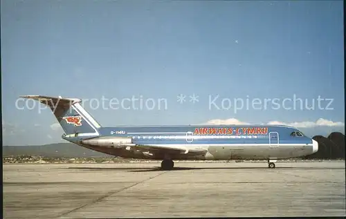 Flugzeuge Zivil Airways CymRu BAE 111 304AX G YMRU c n 110 Kat. Flug