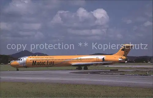 Flugzeuge Zivil Austrian Airways MD 82 OE LMB Magic Life Club Kat. Flug