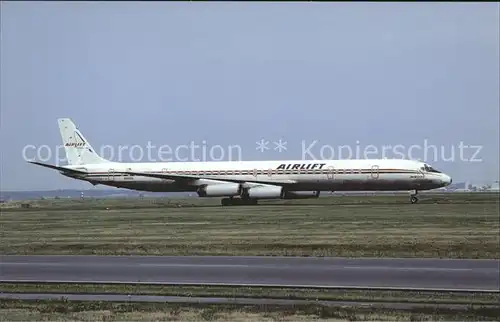 Flugzeuge Zivil Airlift DC 8 63CF N6162A  Kat. Flug