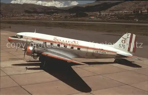 Flugzeuge Zivil Fancett DC 3 OB R 676 Kat. Flug