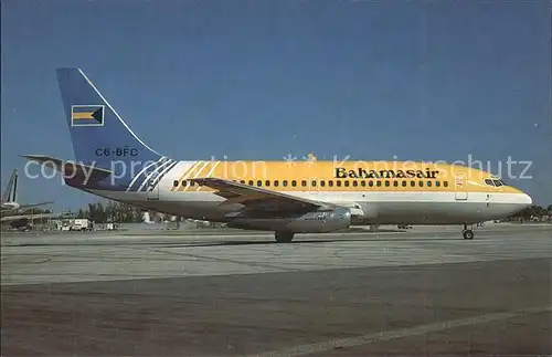 Flugzeuge Zivil Bahamasair Boeing 737 2L9 C6 BFC  Kat. Flug