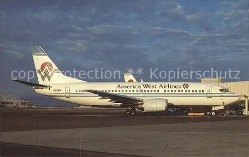 Flugzeuge Zivil America West Airlines Boeing 737 3G7 N150AW Kat. Flug