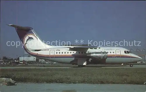 Flugzeuge Zivil British Caribbean BAe 146 100A N246SS Kat. Flug