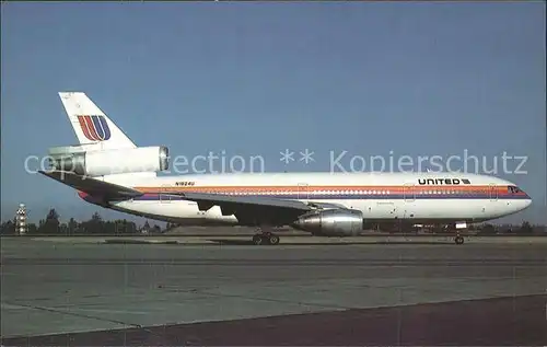 Flugzeuge Zivil United McDonnell Douglas DC 10 10 N1824U Kat. Flug