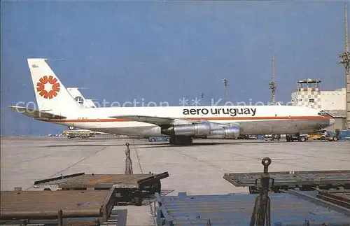 Flugzeuge Zivil Aero Uruguay Boeing 707 331C CX BJV c n 19212  Kat. Flug