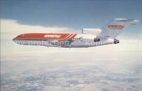 Flugzeuge Zivil Emery Worldwide Boeing 727 22C Jet Freighter N740BU Kat. Flug