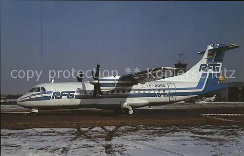 Flugzeuge Zivil RFG Aerospatiale ATR 42 F ODSG c n 38 Kat. Flug