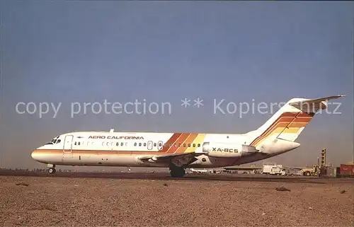 Flugzeuge Zivil Aero California McD Douglas DC 9 15MC XA BCS c n 47061
 Kat. Flug