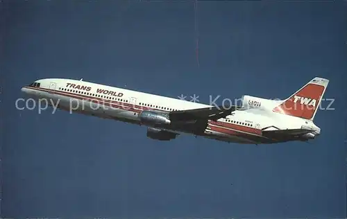 Flugzeuge Zivil Trans World Airlines Lockheed L 1011 1 TriStar  Kat. Flug