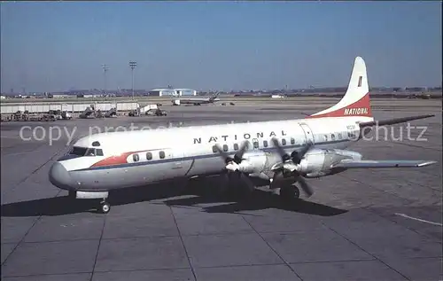 Flugzeuge Zivil National Lockheed 188A Electra  Kat. Flug