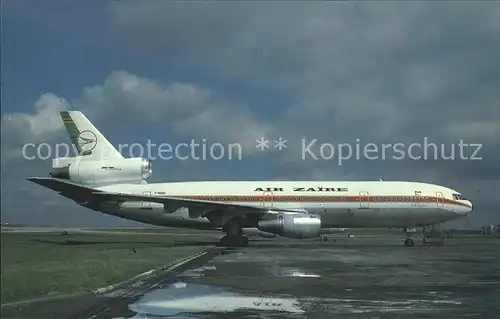 Flugzeuge Zivil Air Zaire Douglas DC 10 30 F OGQC  Kat. Flug