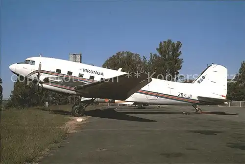 Flugzeuge Zivil Virunga McDDouglas DC 3TP ZS LJl c n34225 Kat. Flug