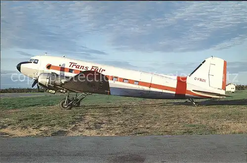 Flugzeuge Zivil Trans Fair Douglas C 47A C FBZN Kat. Flug