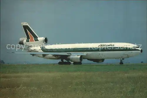 Flugzeuge Zivil Alitalia McDonnell Douglas DC10 30 I DYNI Kat. Flug