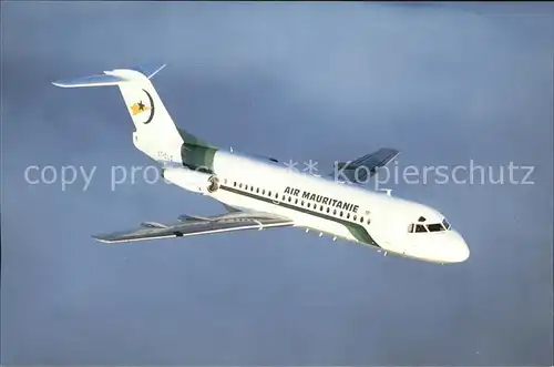 Flugzeuge Zivil Air Mauritanie Fokker F28 MK4000 Kat. Flug