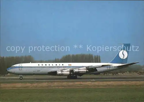 Flugzeuge Zivil Sobelair Boeing 707 373C Kat. Flug