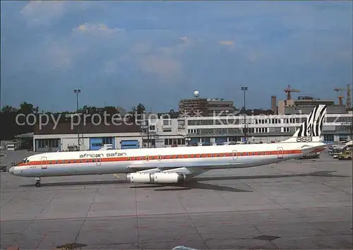 Flugzeuge Zivil African Safari Douglas DC8 63 Kat. Flug