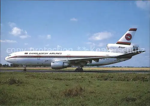 Flugzeuge Zivil Bangladesh Airlines Biman Douglas DC10 30 Kat. Flug