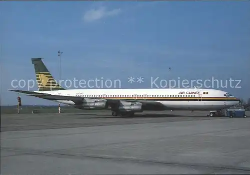 Flugzeuge Zivil Air Guinee Boeing 707 351C 3X GAZ  Kat. Flug